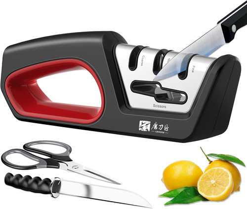 Knife sharpener - 4-in-1,